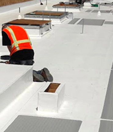 Commercial roofing project in Los Angeles by Armada Roofing Inc