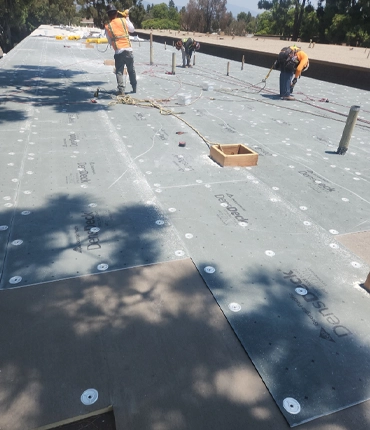 Industrial roofing project in Los Angeles by Armada Roofing Inc 01