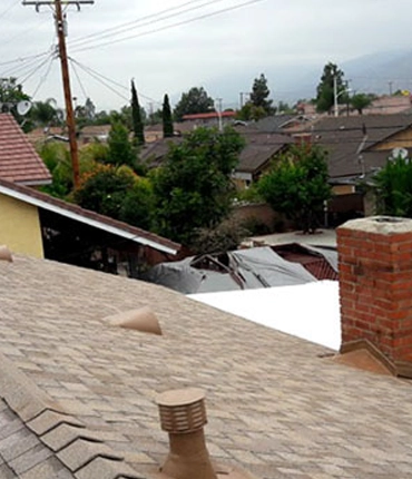 Residential roofing project in Los Angeles by Armada Roofing Inc